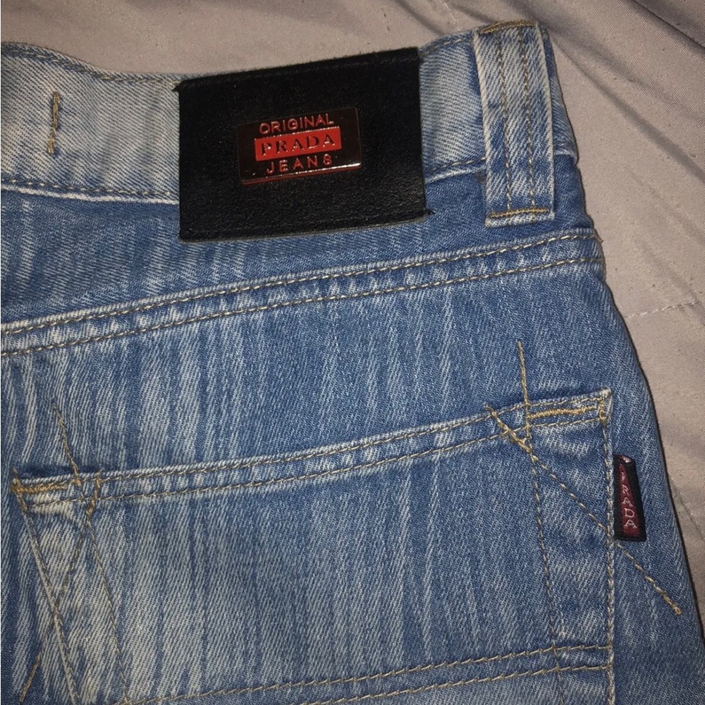 Very Unique pair of Prada Jeans. Size 31, fits more of a 28/29.
